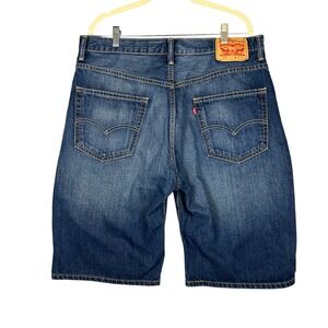 LEVIS 11" Inseam Shorts Mens 36 (READ) Med Wash Zip 5 Pockets Fly 100% Cotton